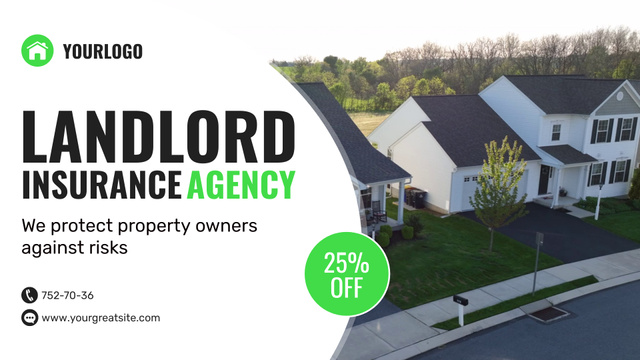 Reliable Landlord Insurance Agency Service With Discount Full HD video Design Template