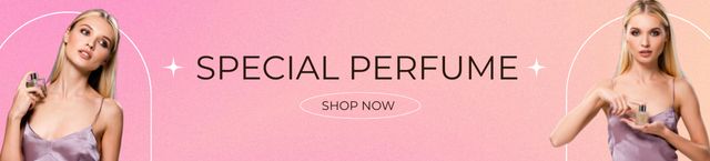 Offer of Special Luxury Perfume Ebay Store Billboard Modelo de Design