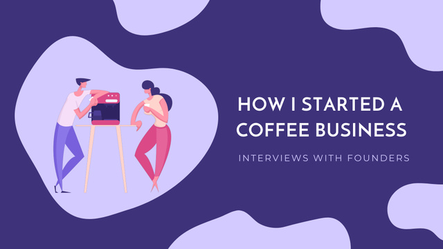 Template di design Coffee Shop Owner Interview Full HD video