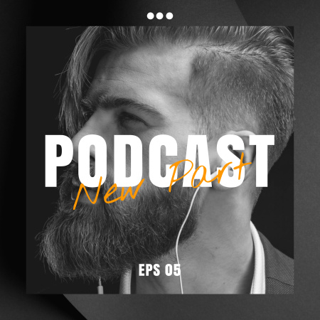 Поспішайте переглянути новий випуск подкасту Podcast Cover – шаблон для дизайну