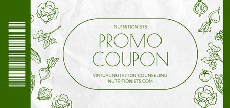 Nutritionist Services Offer Coupon Din Large Design Template