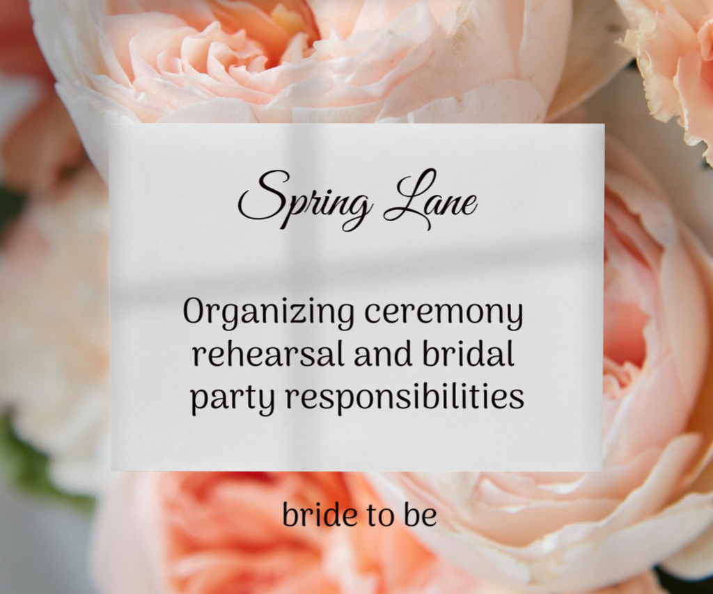 Wedding Ceremony Organazing Offer Medium Rectangle – шаблон для дизайна
