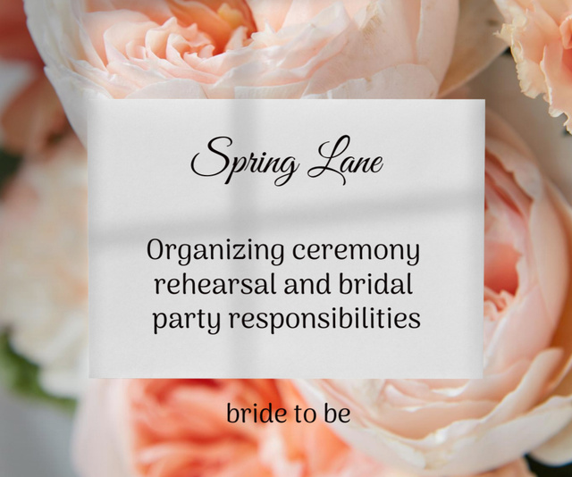 Ontwerpsjabloon van Medium Rectangle van Wedding Ceremony Organazing Offer