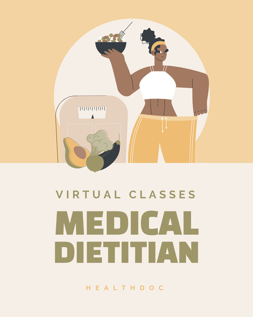 Medical Dietitian Services Offer Poster 16x20in – шаблон для дизайну
