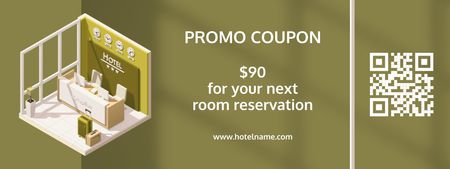 Hotel Services Offer Couponデザインテンプレート