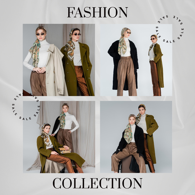 Trendsetting Fashion Collection Instagram tervezősablon