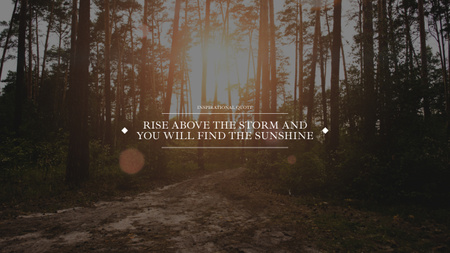 Inspirational Quote About Strength And Hope Youtube Design Template