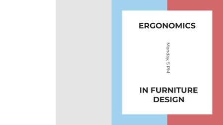 Furniture Design tips on colorful Stripes FB event cover Modelo de Design