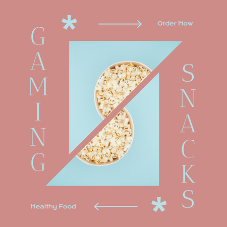Healthy Snack Offer Instagram AD Design Template