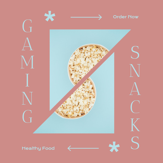 Healthy Snack Offer with Pizza Instagram AD tervezősablon