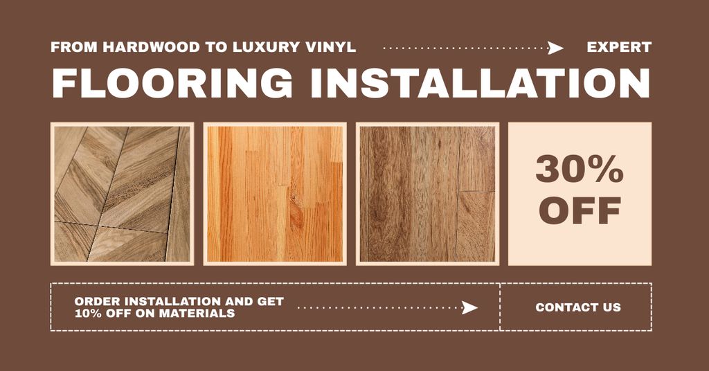 Parquet Flooring Installation At Lowered Costs Facebook ADデザインテンプレート