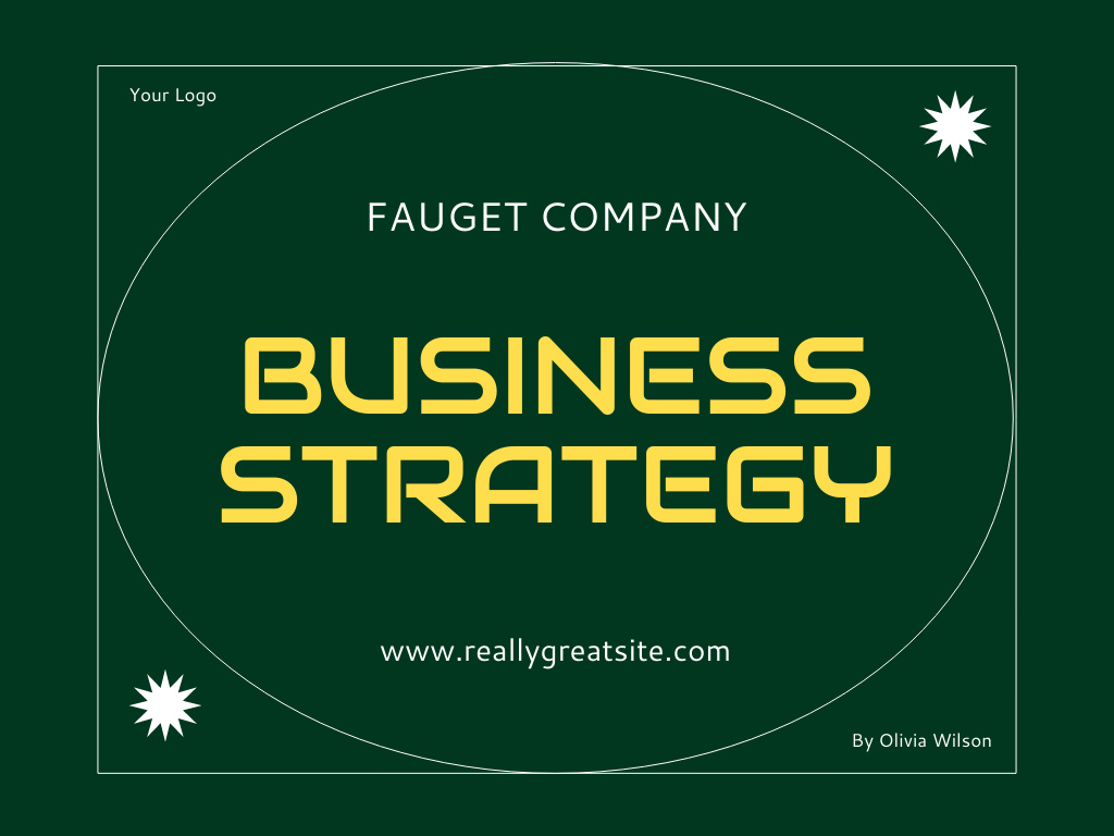 Plantilla de diseño de Presenting Business Strategy For Growth And Prosperity Presentation 