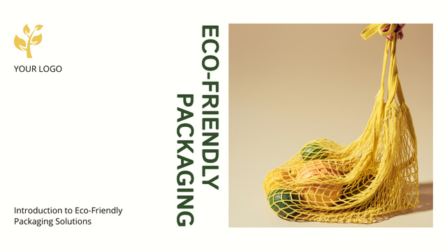 Eco-Friendly Package Offer for Business Presentation Wideデザインテンプレート
