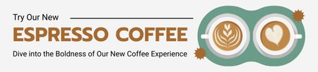 Modèle de visuel Offre de boissons au café corsées et d'espresso - Ebay Store Billboard