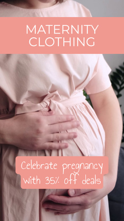 Premium Quality Maternity Clothing At Reduced Prices TikTok Video Design Template
