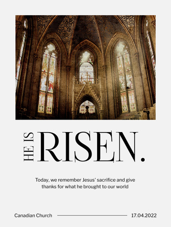 Ontwerpsjabloon van Poster US van Easter Holiday Celebration Announcement