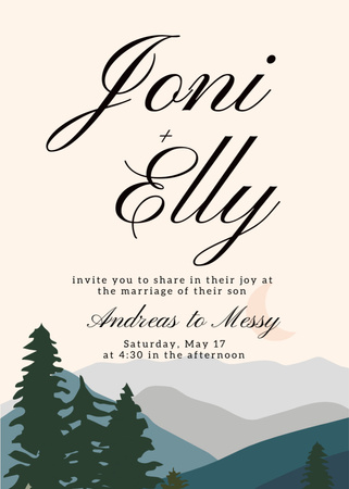 Save the Date of Cozy Wedding Invitation Design Template