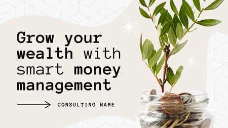 Personal Money Management Title – шаблон для дизайну