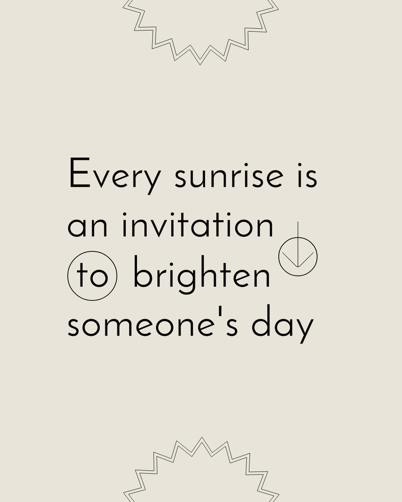 Designvorlage Heartwarming Quote About Being Kind To People Everyday für Instagram Post Vertical