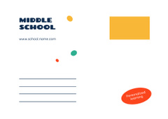 School Apply Announcement with Stationery