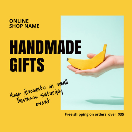 Handmade Gifts Ad Instagram Design Template
