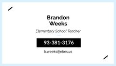 Elementary School Teacher Offer