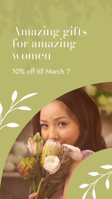 Template di design Presents For Women’s Day Sale Offer Instagram Video Story