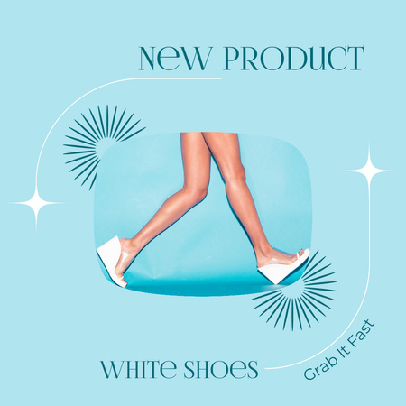 Platilla de diseño New Collection of Summer Shoes for Women Instagram