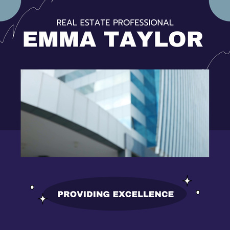 Qualified Real Estate Professional Service Offer Animated Post Design Template