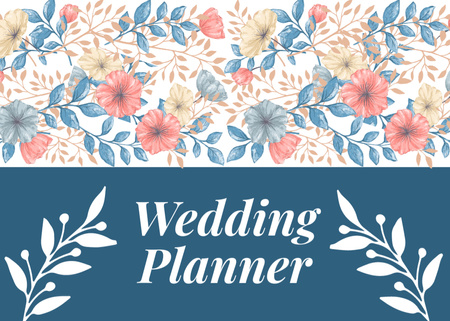 Düğün Planlayıcısı Önerisi Postcard 5x7in Tasarım Şablonu