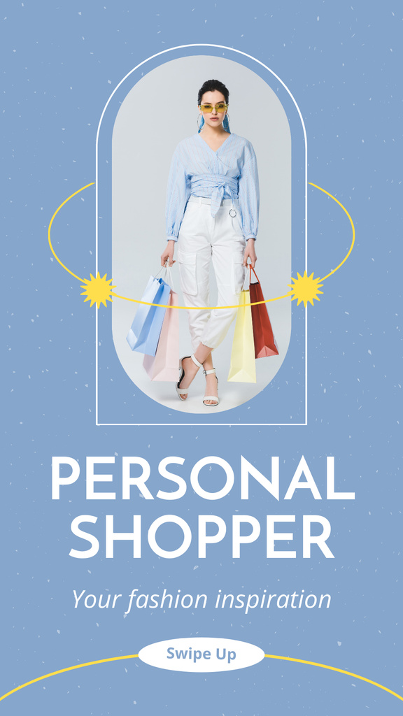 Designvorlage Find Your Personal Shopper für Instagram Story