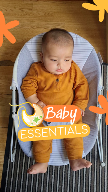 Modèle de visuel Top-Grade Newborn Baby Goods Offered - TikTok Video