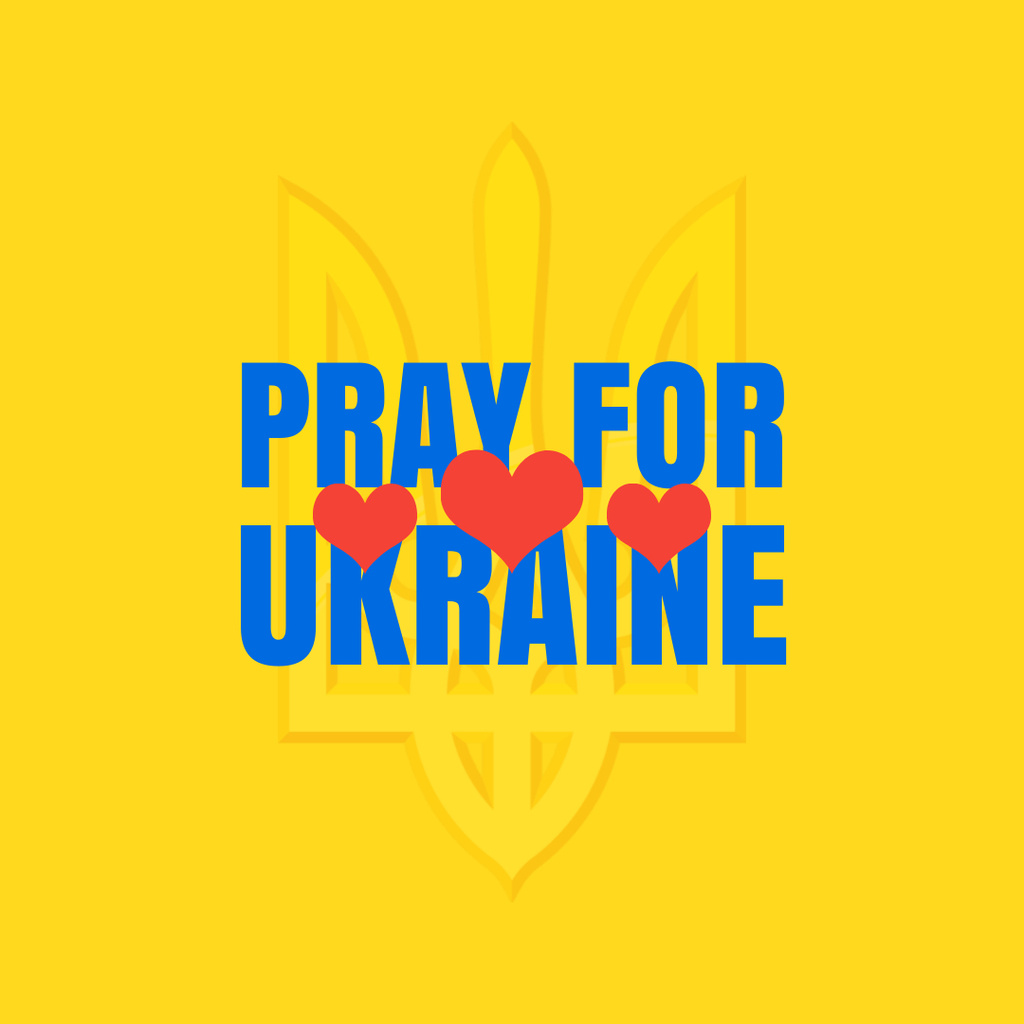 Crucial Awareness about the War in Ukraine Instagram – шаблон для дизайну