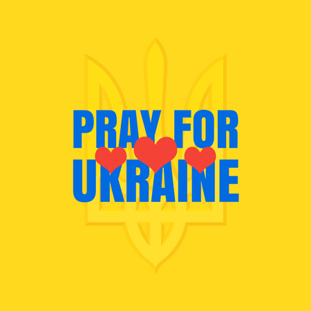 Modèle de visuel Awareness about War in Ukraine - Instagram