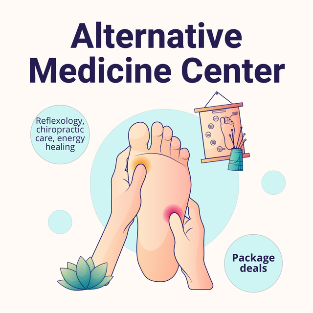 Holistic Healing Center With Package Deals Animated Post Πρότυπο σχεδίασης