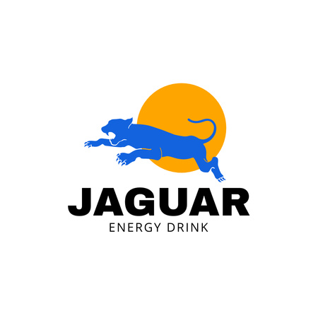 Energy Drink Advertisement Logo Πρότυπο σχεδίασης