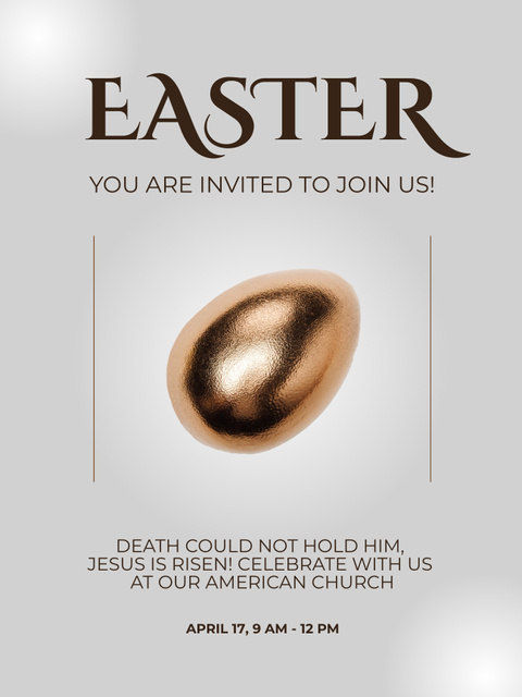 Szablon projektu Experience the Magic of Easter with Our Celebrations Poster US