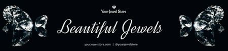 Offer of Beautiful Jewels Ebay Store Billboard Design Template