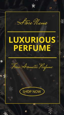 Luxury Fragrance Sale Offer Instagram Video Story Design Template