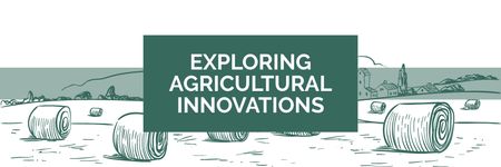 A mezőgazdasági innovációk felfedezése Email header tervezősablon
