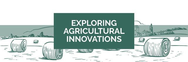 Platilla de diseño Exploring Agricultural Innovations Email header