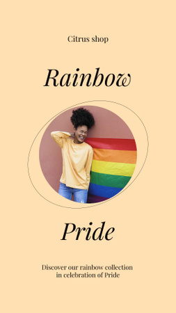 Designvorlage LGBT Shop Ad für Instagram Video Story