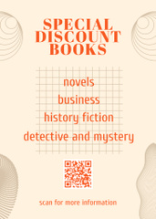 Books Sale Ad with Discount