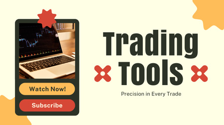 Vlog Promo about Stock Trading Tools Youtube Thumbnail Design Template
