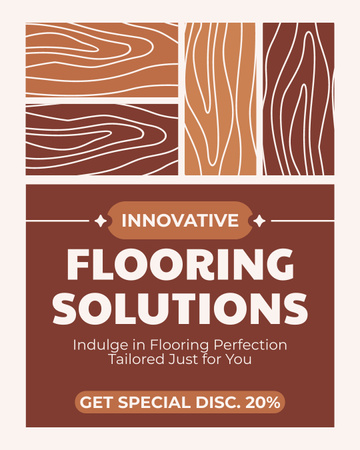 Platilla de diseño Innovative Flooring Solutions With Special Discount Instagram Post Vertical