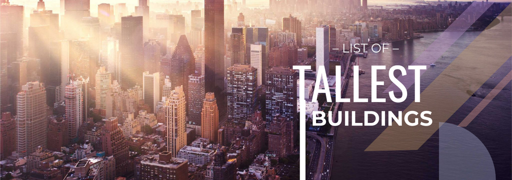 Modern City Tallest Buildings View Tumblr Design Template