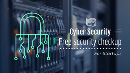 Cyber Security Network Lock Icon Full HD video – шаблон для дизайну