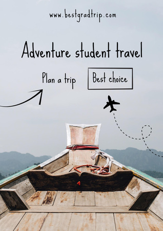Template di design Students Trips Offer Poster