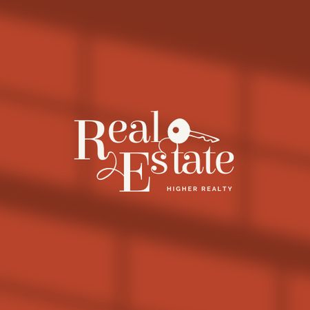 Platilla de diseño Real Estate Agency Services Offer Logo