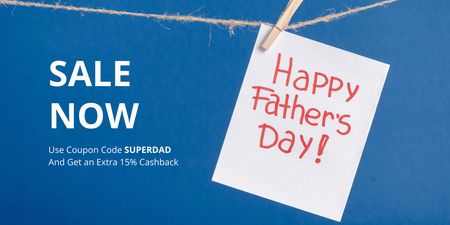 Happy Father's Day Big Sale Twitter Design Template